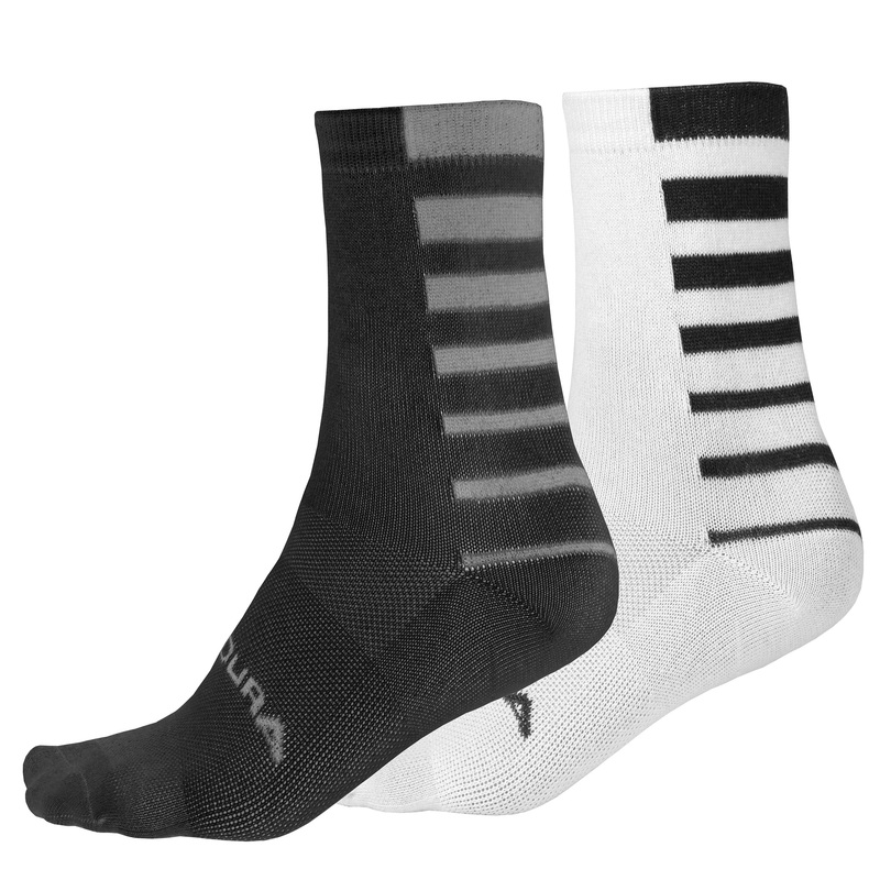 Endura Coolmax Race | 2 Pack | Black & White