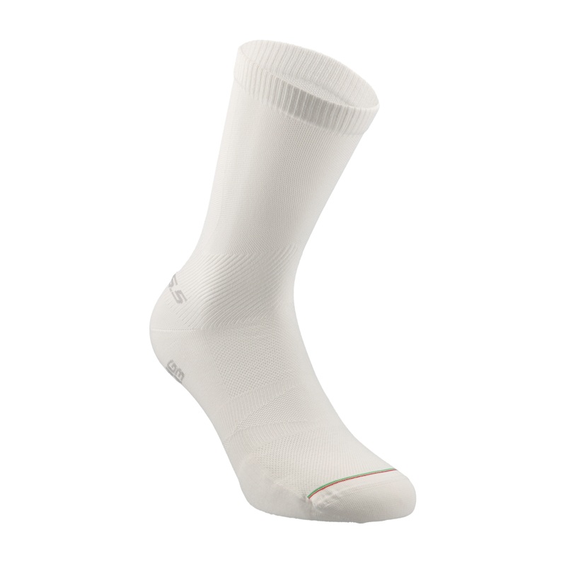 Q36.5 Ultra Long Cycling Socks | White