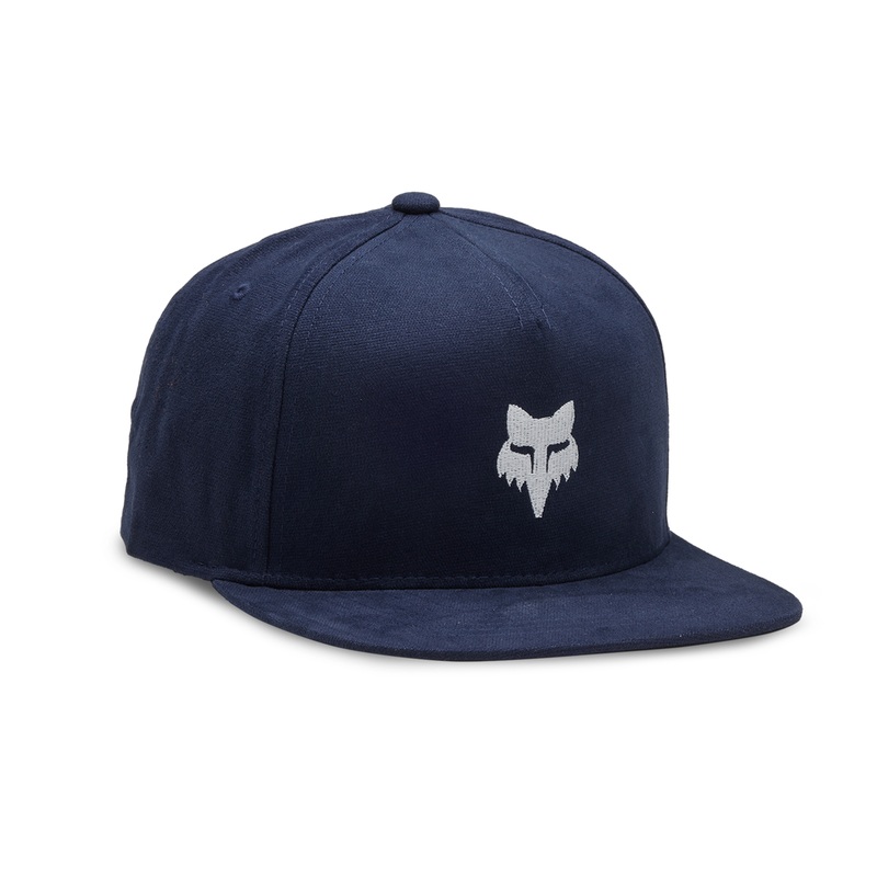 Fox Fox Head Snapback Hat | Midnight Blue