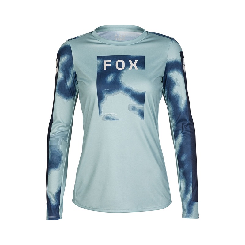 Fox Womens Defend LS Jersey Taunt | Gun Metal