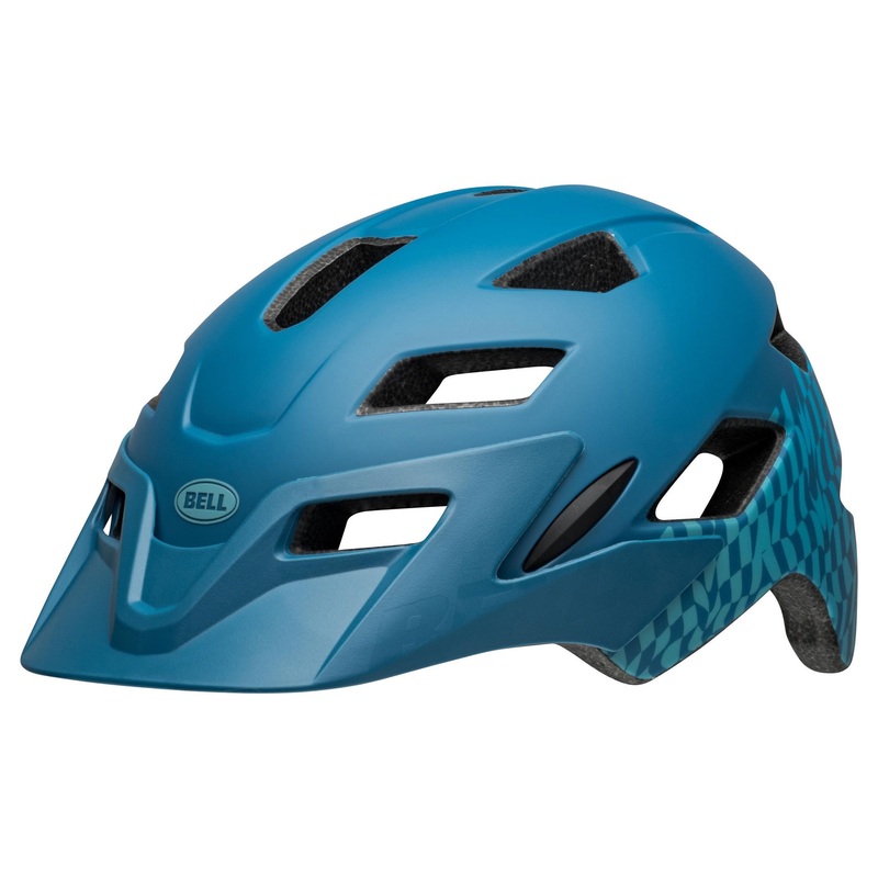 Bell Sidetrack Helmet | Youth | Matte Retina Sear Wavy Checks