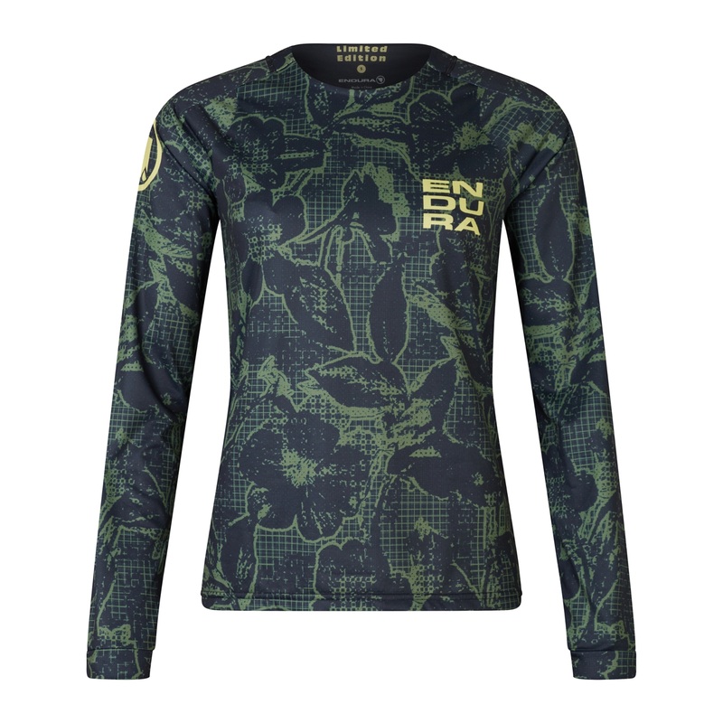 Endura Womens Floral LTD Long Sleeve Tee | Black