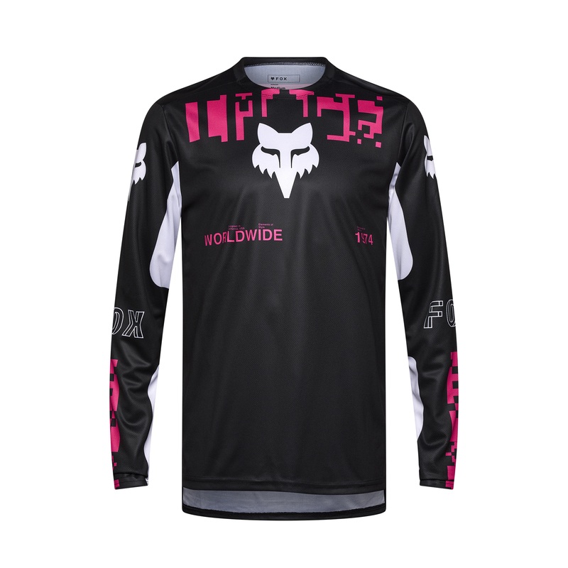 Fox Ranger Long Sleeve Digi Image MTB Jersey | Black