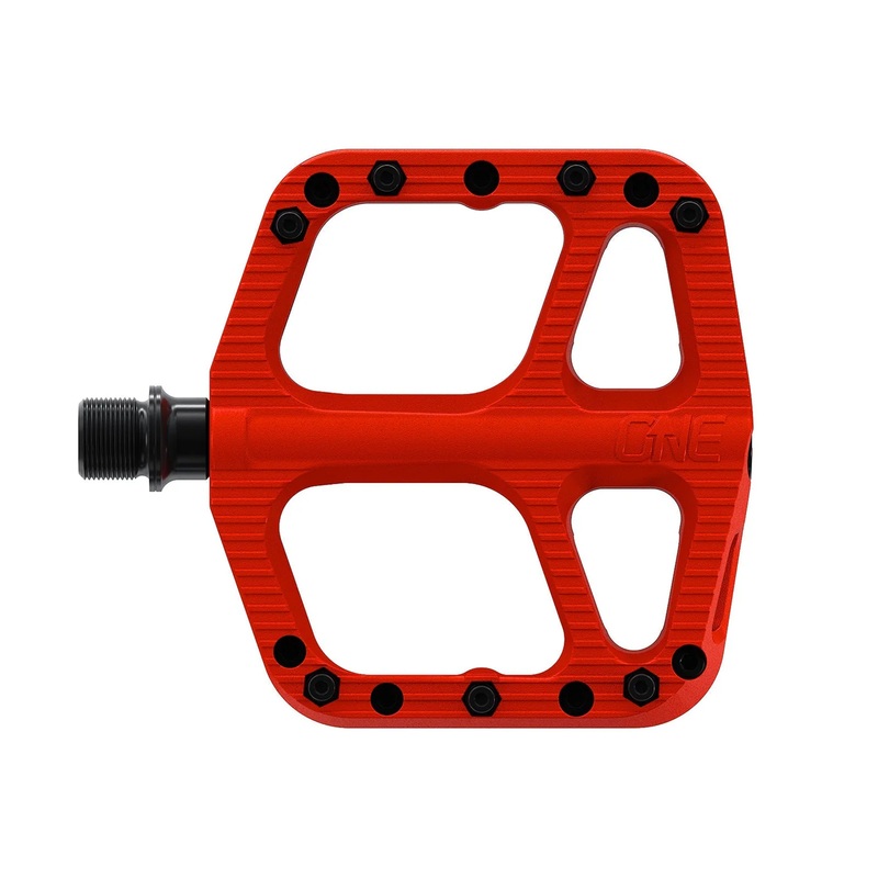 OneUp Small Composite Flat MTB Pedals | Red