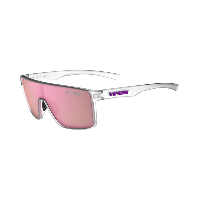 Tifosi Sanctum Single Lens Sunglasses | Satin Clear