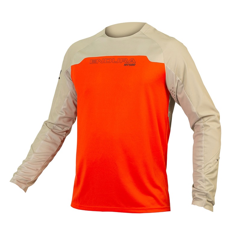 Endura MT500 Burner L/S Jersey | Paprika