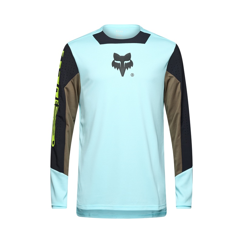 Fox Defend Long Sleeve Elevated Jersey | Light Blue