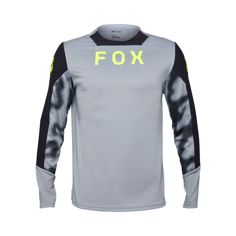 Fox Defend Long Sleeve Jersey Taunt | Steel Grey