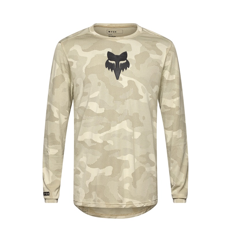 Fox Ranger Tru Dri Long Sleeve MTB Jersey | Cream