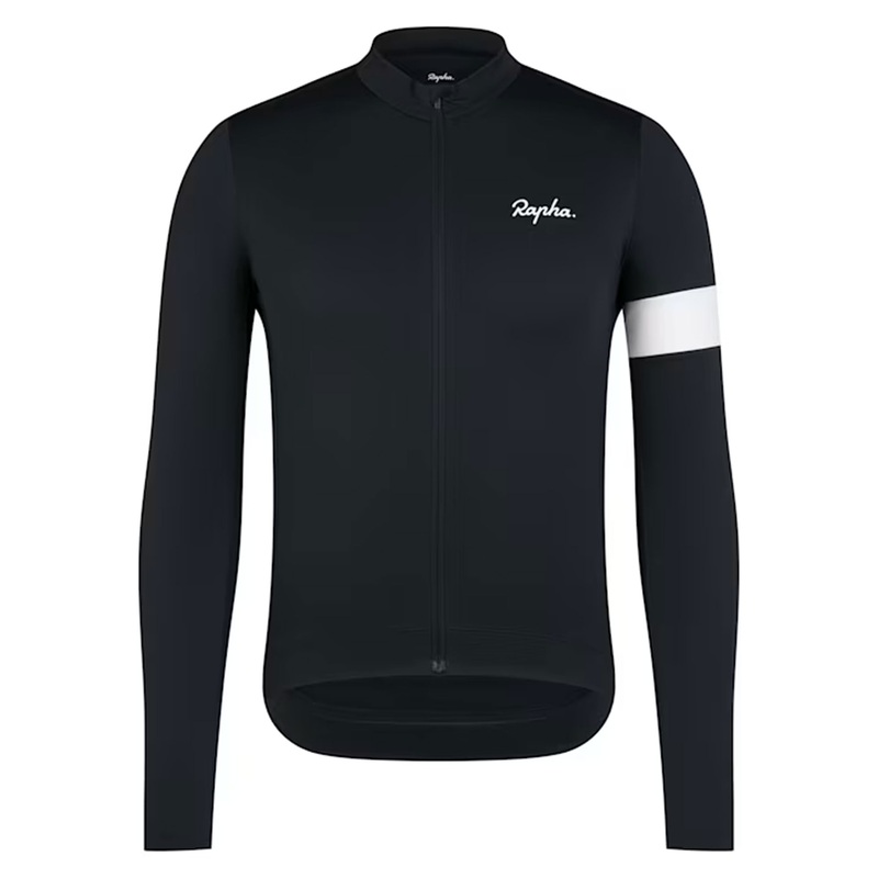 Rapha Core Thermal Long Sleeve Cycling Jersey | Black