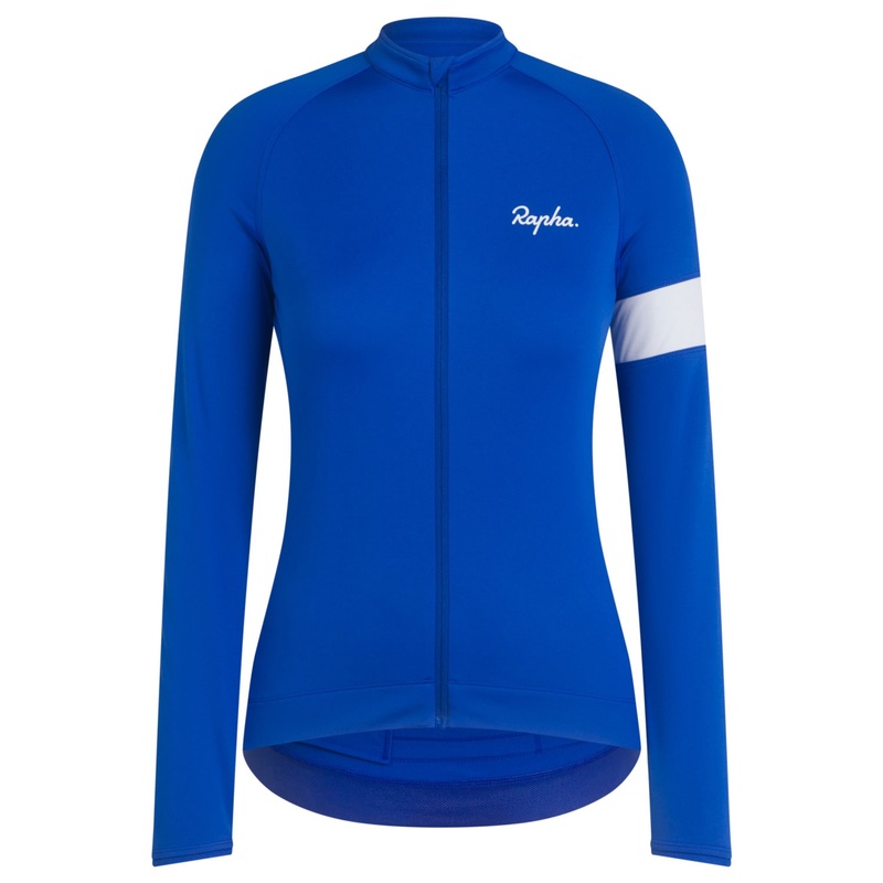 Rapha Womens Core Long Sleeve Jersey | Indigo Blue