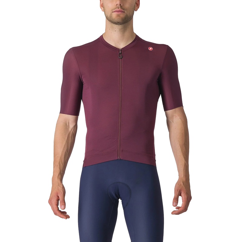 Castelli Espresso Jersey | Deep Bordeaux