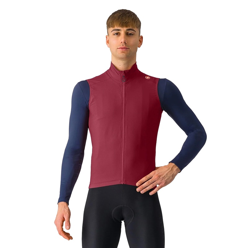 Castelli Espresso Vest | Deep Bordeaux