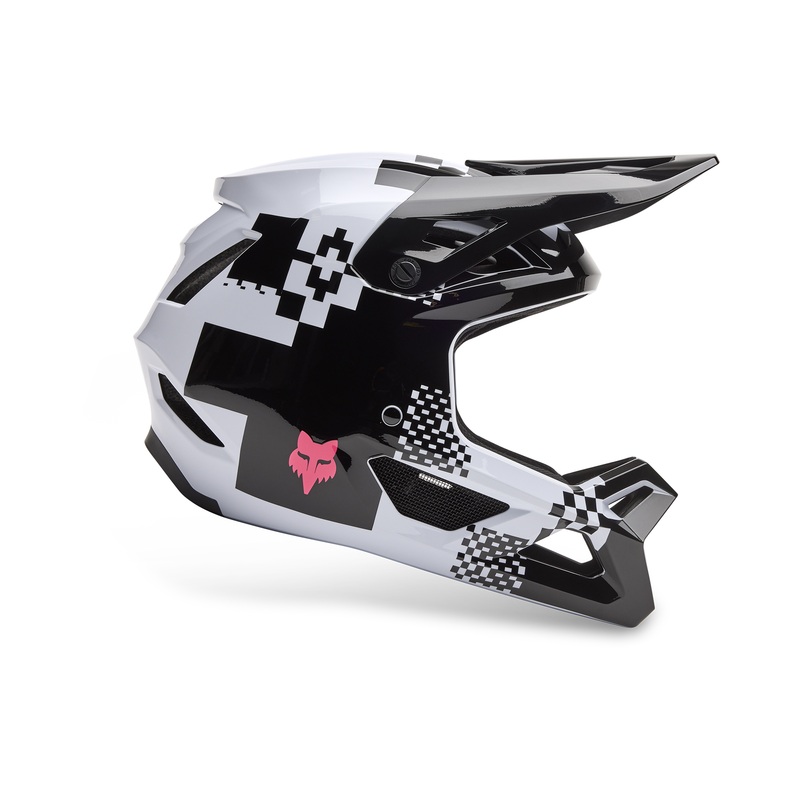 Fox Rampage Digi Image MIPS Full Face MTB Helmet |Black/White