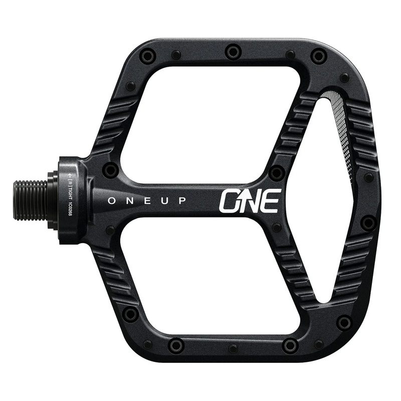 OneUp Flat Aluminium MTB Pedals | Black