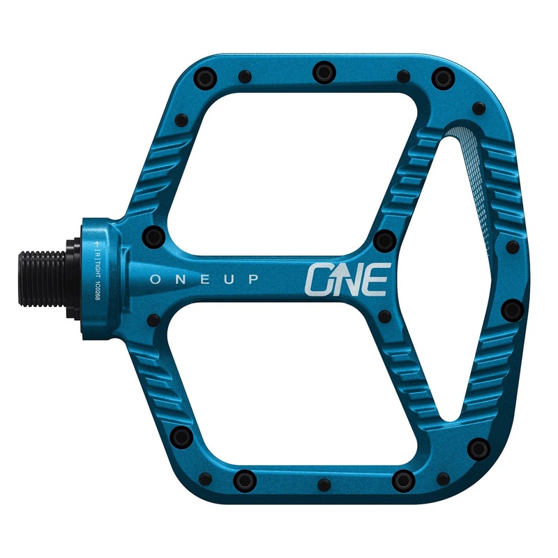 OneUp Flat Aluminium MTB Pedals | Blue