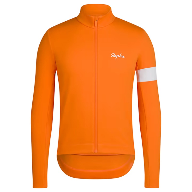Rapha Mens Core Winter Jacket | Bright Orange/White
