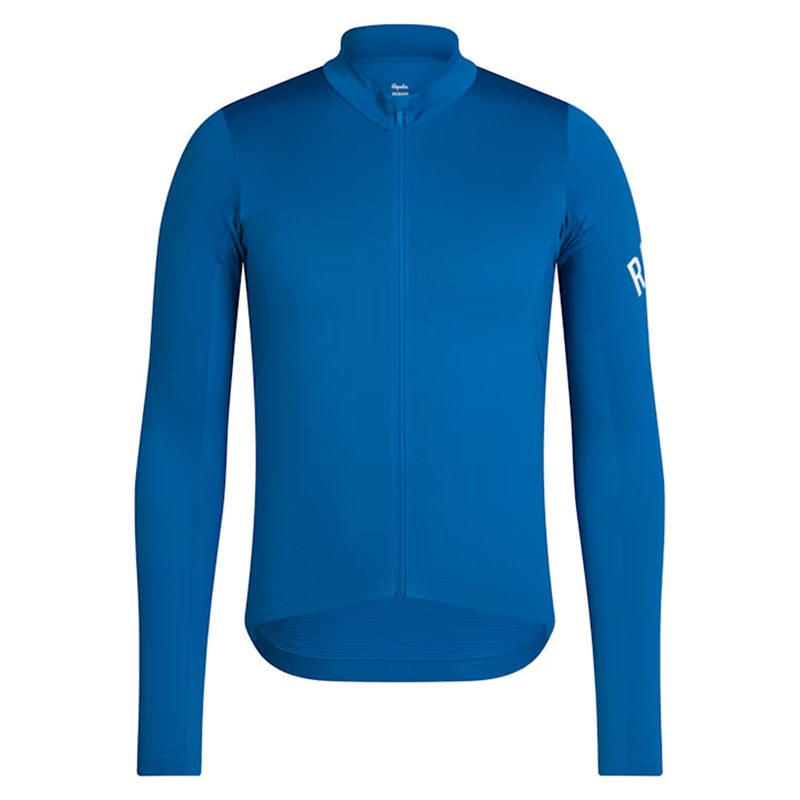 Rapha Pro Team Long Sleeve Midweight Cycling Jersey | Petrol Blue