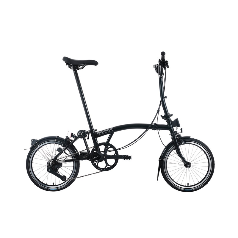 Brompton C Line Explore 2025 12 Speed | Mid Bar | Matte Black