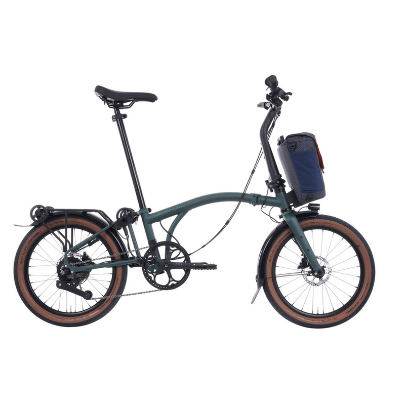 Brompton Electric G Line with Roller Frame | 4 Speed | Forest Green