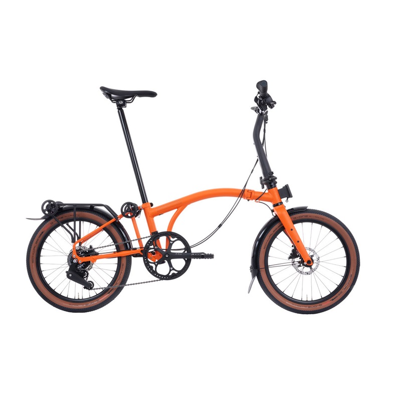 Brompton G Line with Roller Frame | 8 Speed | Adventure Orange