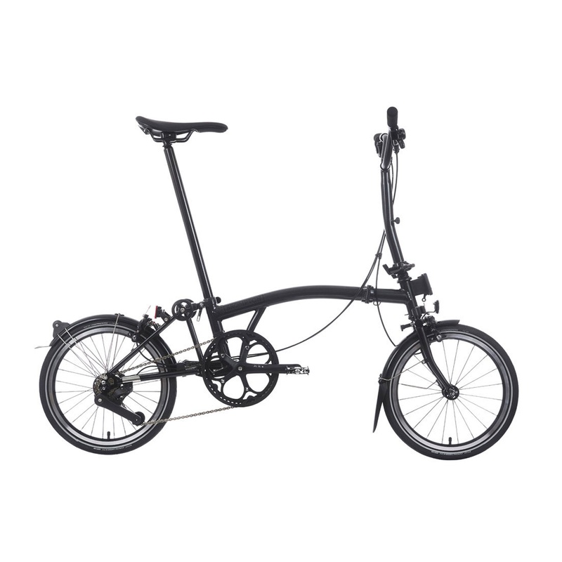Brompton P Line Explore 2025 12 Speed | Mid Bar | Midnight Black