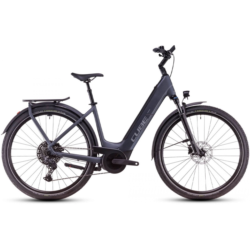 Cube Touring Hybrid Pro 625 Easy Entry 2025 | Metallic Grey