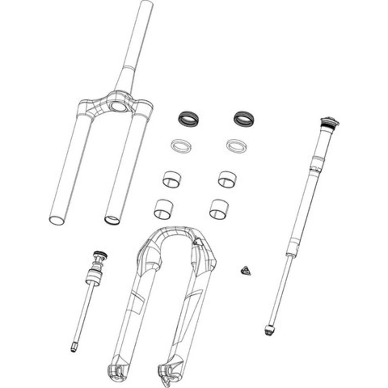 RockShox Lower leg assembly for Pike DJ A2A4 26″ from model year 2016 onwards