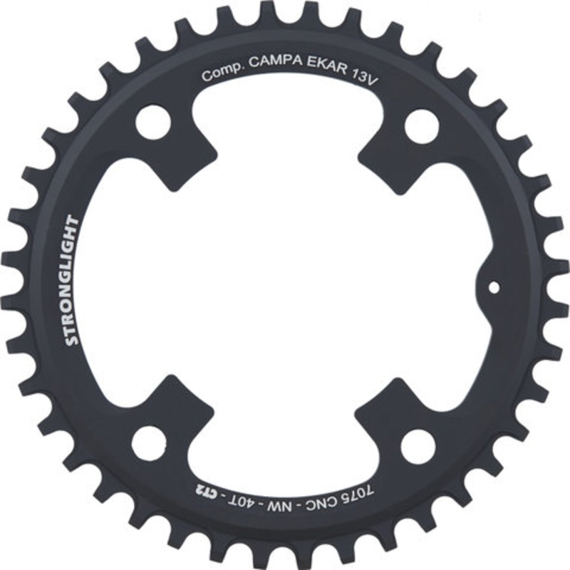 Stronglight CT2 Campagnolo Ekar Chainring 13-speed, 4-Arm, 123 mm BCD
