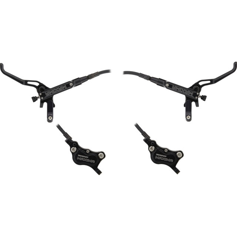 Trickstuff Maxima Black Front Rear Set Disc Brake with Steelflex Hose