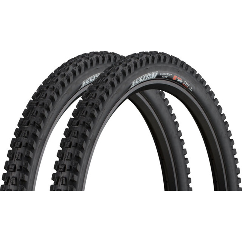 Maxxis Assegai 3C MaxxGrip Downhill WT TR 27.5″ Folding Tyre Set