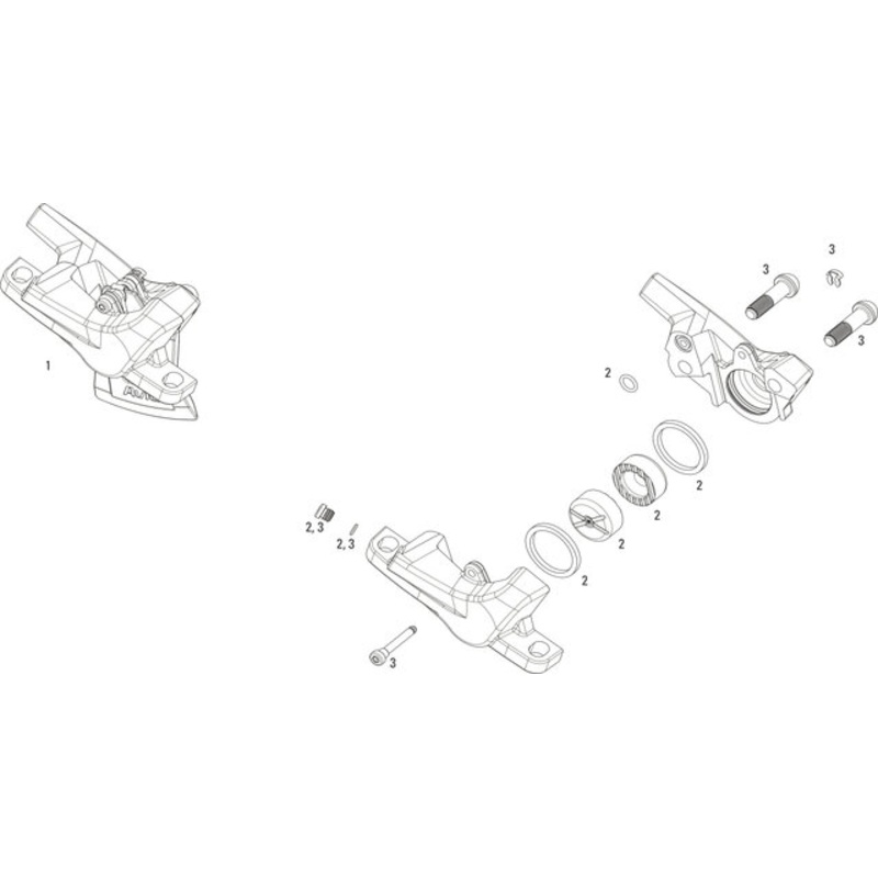 SRAM Level Brake Caliper Spare Parts