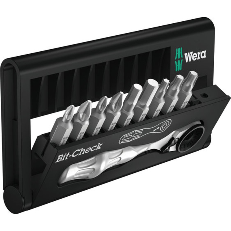 Wera Zyklop Mini 1/4″ Ratchet w/ Bit-Check Set