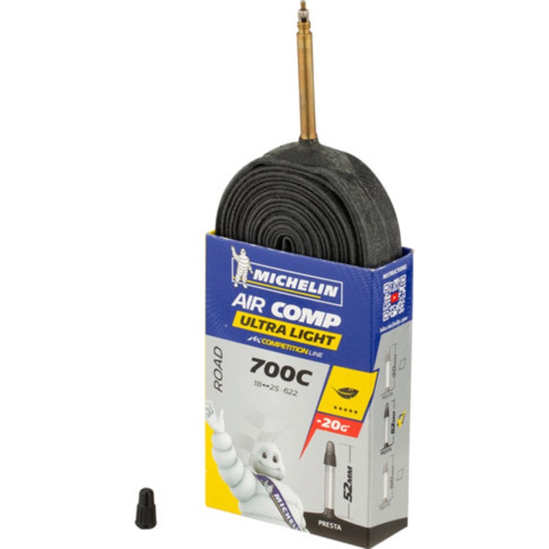 Michelin A1 Aircomp Ultra-Light Road inner tube for 28″ tyres