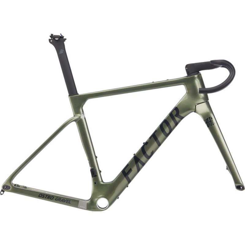 Factor OSTRO Gravel V.A.M. Disc Olive Green Carbon Frame Kit