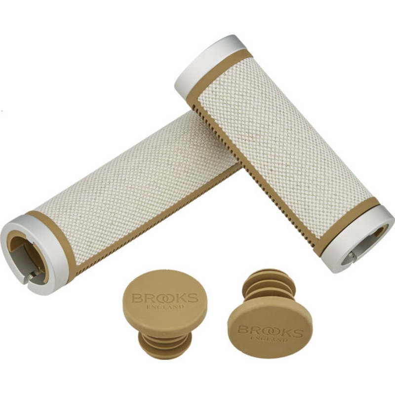 Brooks Cambium rubber handlebar grips for twist shifter one-sided