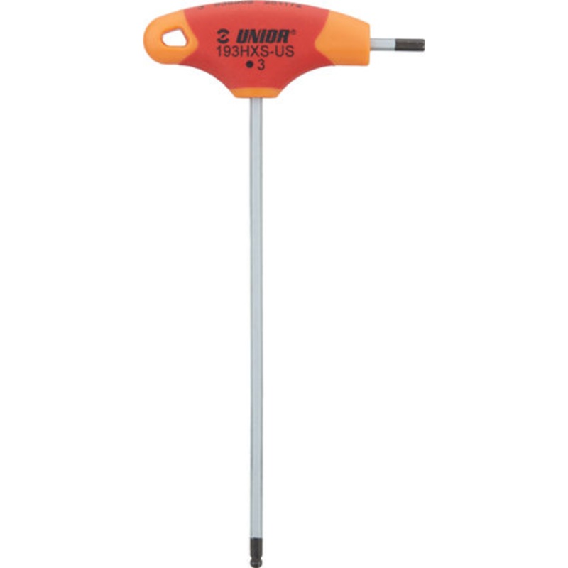 Unior Bike Tools Ball-End Hex Wrench w/ T-handle 193HXS