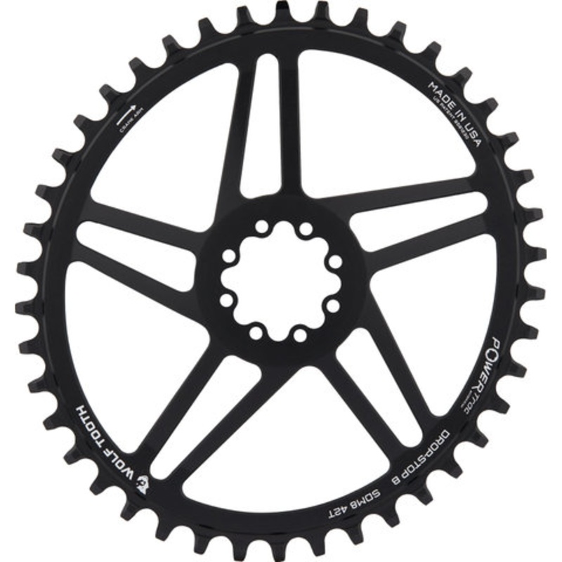 Wolf Tooth Components Elliptical Direct Mount Chainring for SRAM 8-Bolt