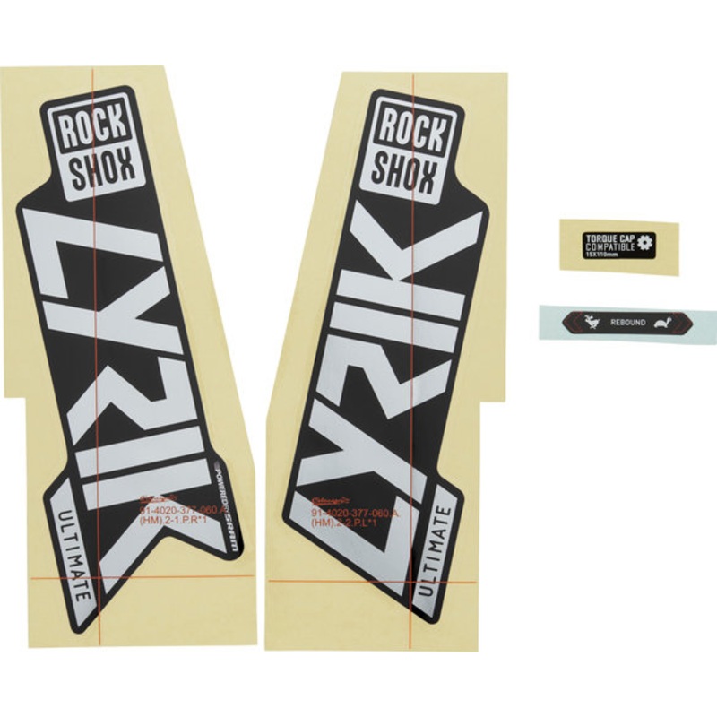 RockShox Sticker Set for Lyrik Ultimate – 2021 Model