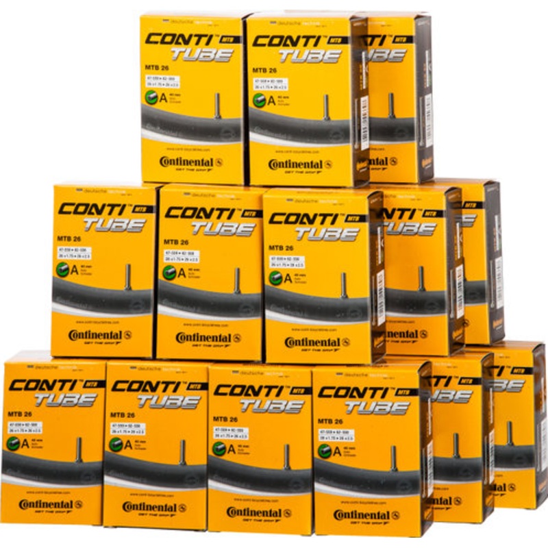 Continental MTB 26 Inner Tube Set – 25 Inner Tubes   2 Free Tyre Levers