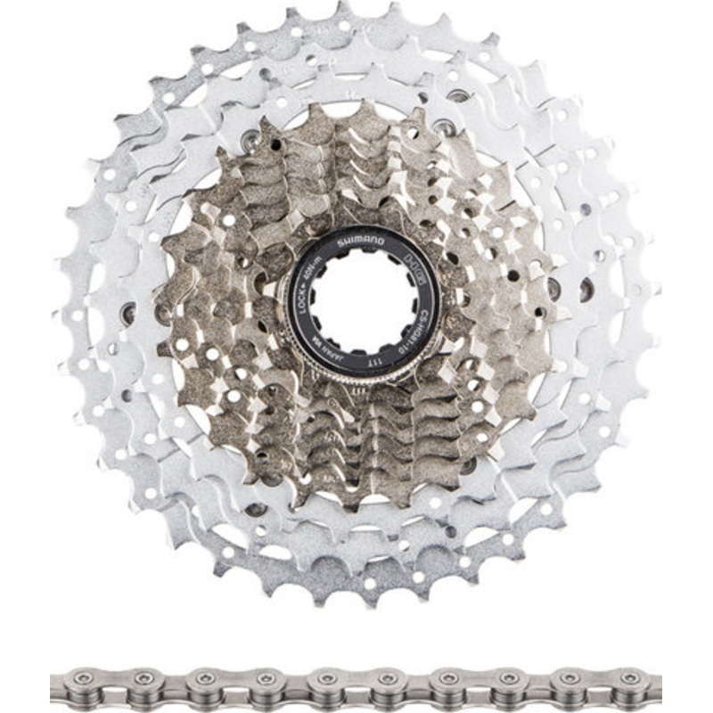 Shimano SLX CS-HG81-10 Cassette   CN-HG95 10-speed Chain Wear & Tear Set