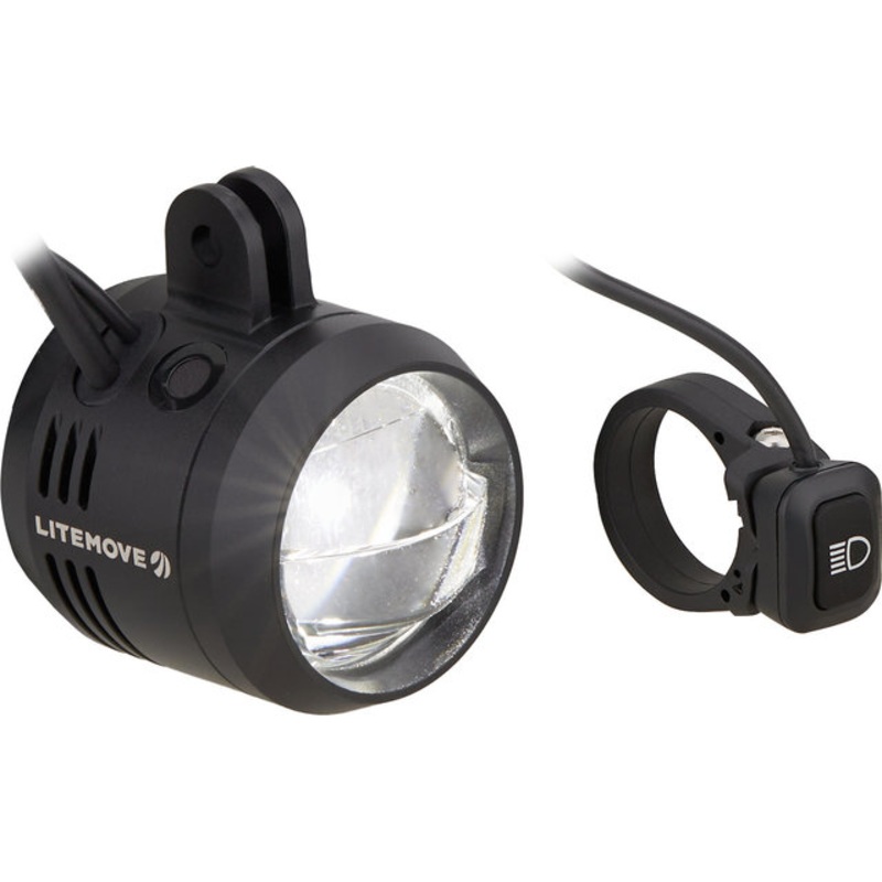 Litemove AC-150 LED HB/LB E-Bike Front Light for Handlebar Mounting with StVZO