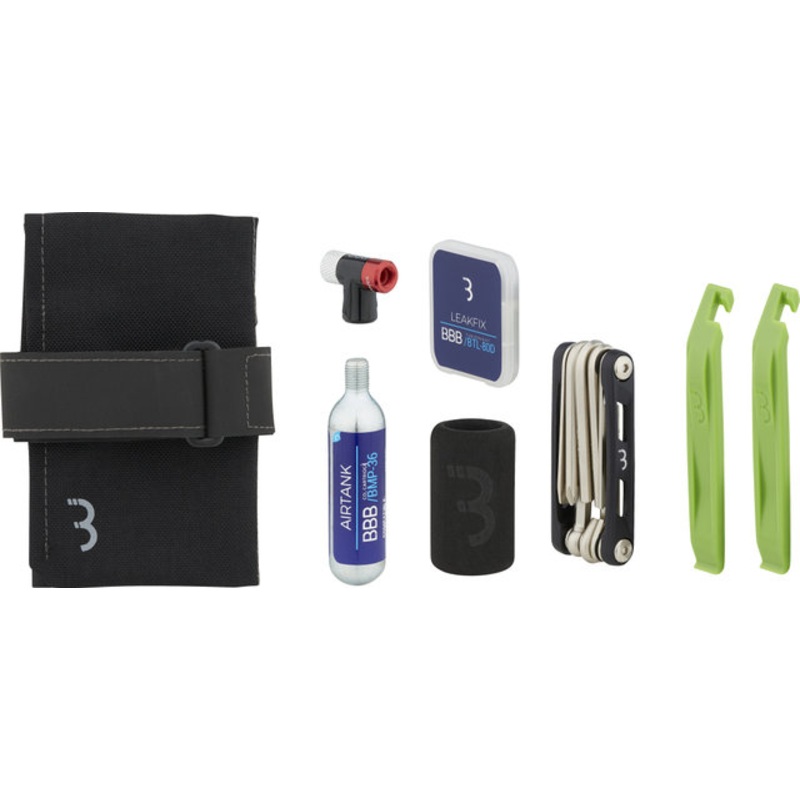 BBB CombiSet RollPack CO2 BSB-59 Saddle Bag   Tool Kit   CO2 Pump