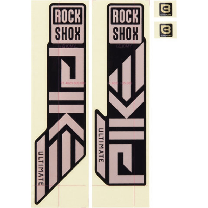 RockShox Decal Kit for Pike Ultimate as of 2023 Model