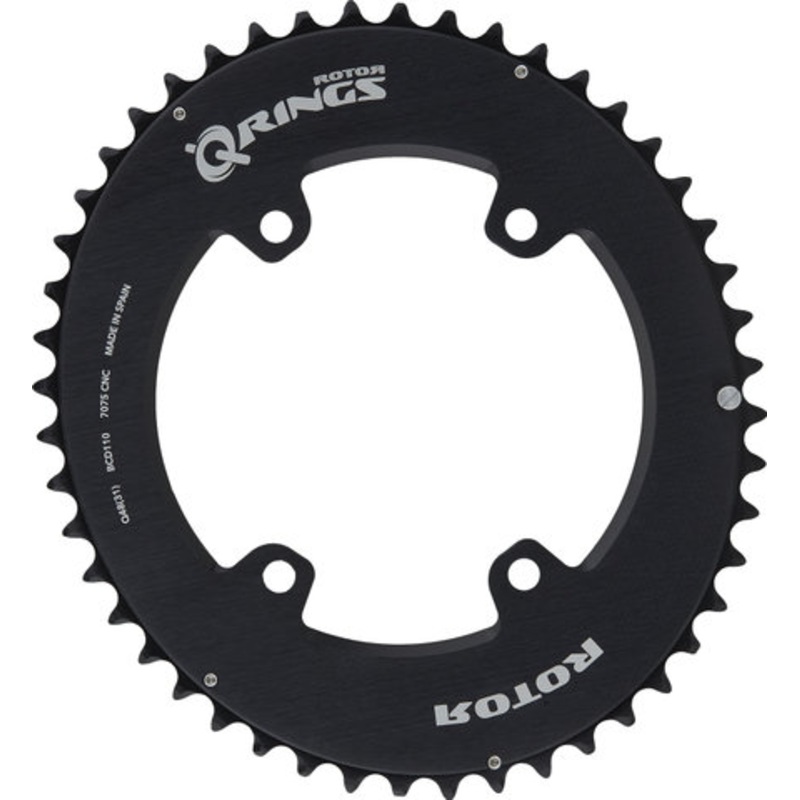Rotor Shimano GRX Chainring, 4-Arm, Q-Rings, 110/80 mm Bolt Circle Diameter