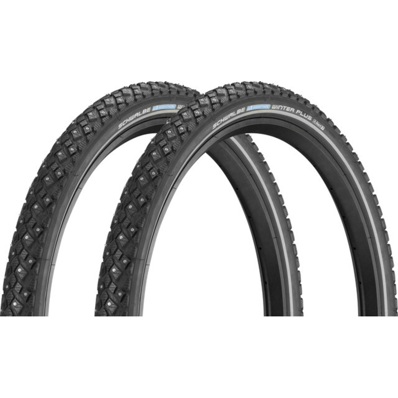 Schwalbe Marathon Winter Plus 20″ Studded Wired Tyre Set