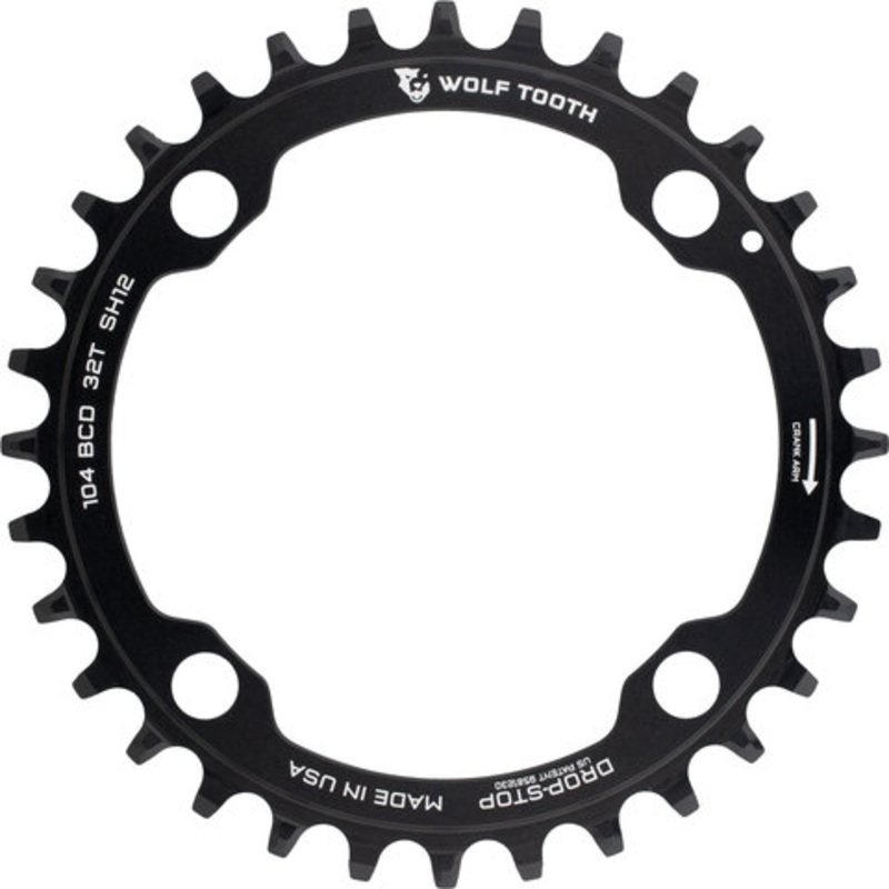Wolf Tooth Components 104 BCD Chainring for Shimano HG  12-speed Chains