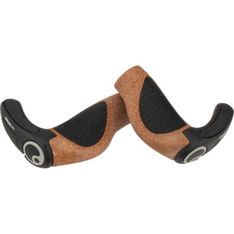 Ergon GP3 BioKork Grips for Twist Shifter (One-Sided)