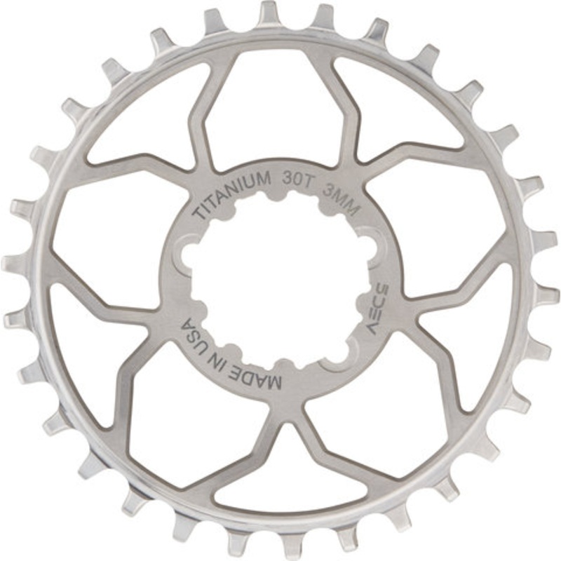 5DEV titanium Direct-Mount Chainring 3 Hole 11-/12-speed