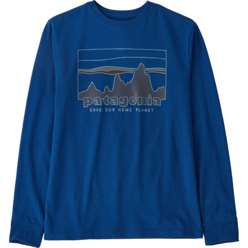 Patagonia Kids L/S Regenerative Organic Cert. Cotton Graphic Tee